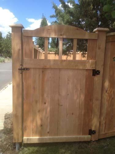 Custom cedar gate